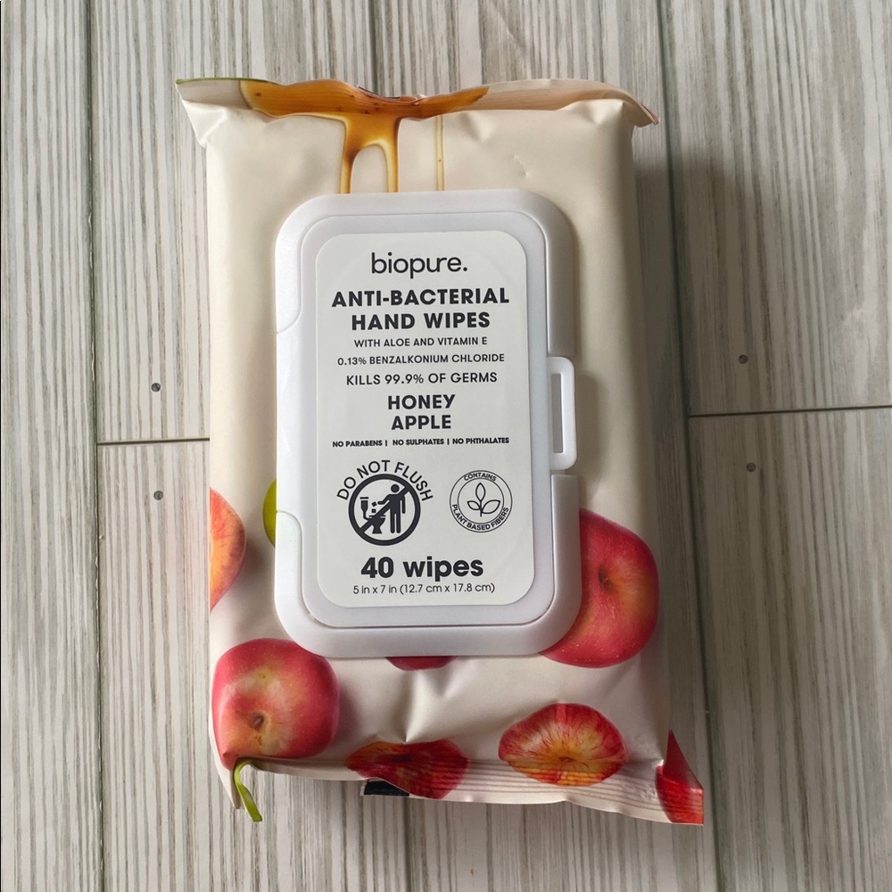 5/$10  biopure. AntiBac *HONEY APPLE*  40 count